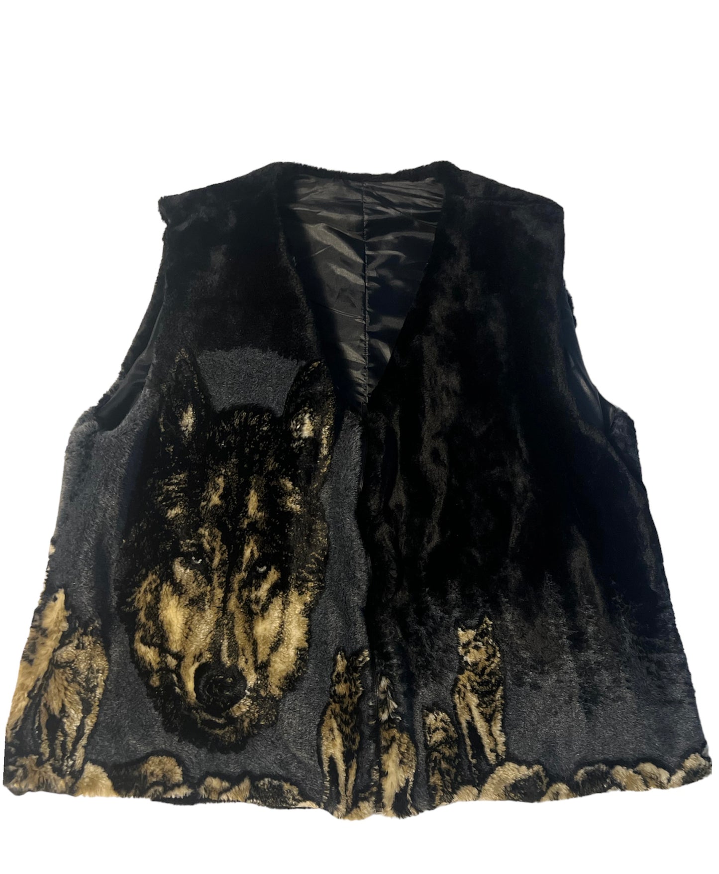 PFNY Fur Wolf Vest (Black)